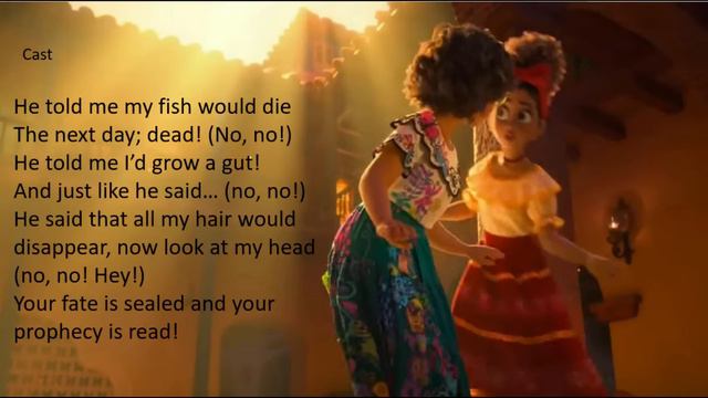 We don't talk about Bruno (Encanto) - Lyrics смотреть онлайн