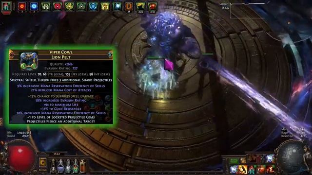 POE 3.20 | Sanctum Is A Joke With This Build | Cold Spectral Shield Throw Trickster Build Guide смотреть онлайн