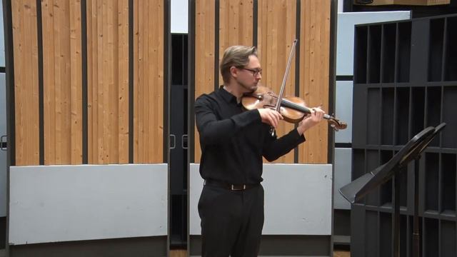 Paul Ben Haim Three Etudes for violin solo | Dmitry Daniel Askerov смотреть онлайн