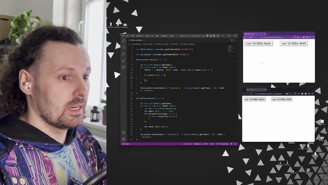XHR vs. Fetch PERFORMANCE test and SURPRISING results смотреть онлайн