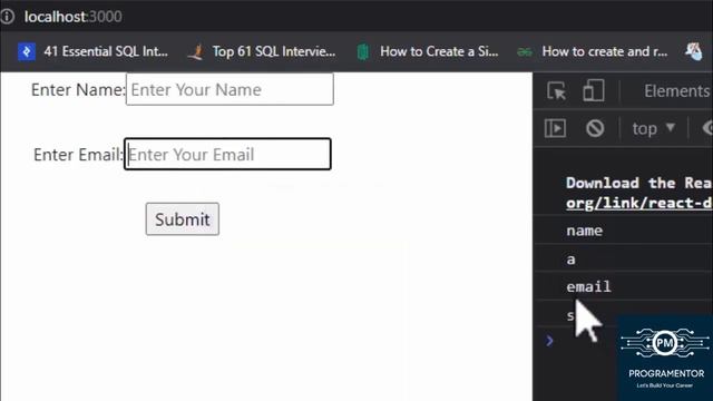 46 | Handling Multiple Input Fields In Function Component | React Forms | Forms In React (Hindi/Urd смотреть онлайн