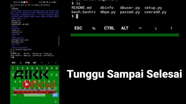 Cara Membuat Username & Password Login Di Termux | Tutorial Termux | AIKK Official смотреть онлайн