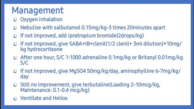 Approach To Status Asthematices