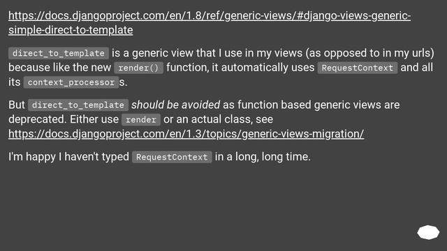 Django - what is the difference between render(), render_to_response() and direct_to_template()? смотреть онлайн
