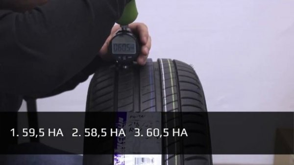 Michelin Primacy 3 /// замер жёсткости