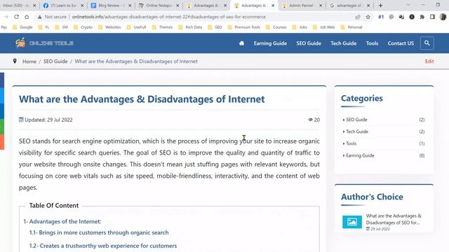 SEO#15: SEO Friendly Content Setup in Website Articles - SEO Friendly Blog Features & Setup смотреть онлайн