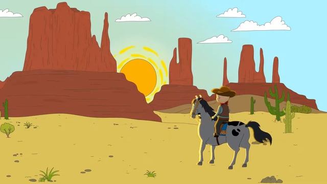 Caillou's Cowboy Adventure | Caillou Cartoon смотреть онлайн