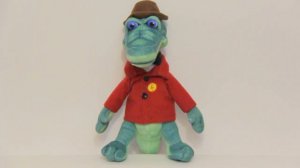 Мягкая озвученная игрушка Крокодил Гена Музыкальный 31 см