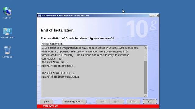 แนวทางการติดตั้ง Oracle Database 10g(10.2.0.5) смотреть онлайн