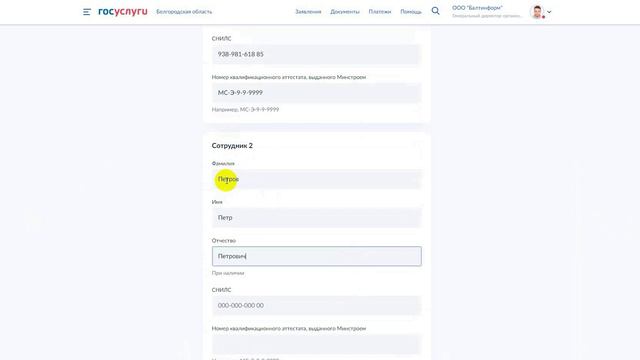 Инструкция по заполнению заявления на ЕПГУ смотреть онлайн