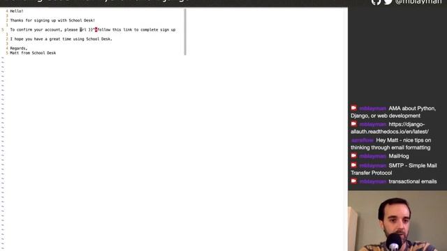Testing Email Designs - Building SaaS with Python and Django #86 смотреть онлайн