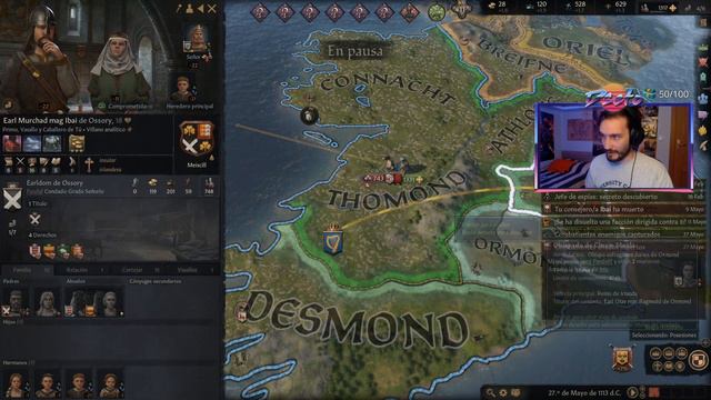 Crusader Kings 3 | Campaña con IRLANDA | Episodio 8 | "El Úlster" смотреть онлайн