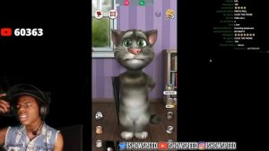 IShowSpeed Gets MAD At Ben While Playing Talking Tom (FULL VIDEO)