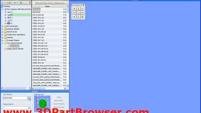 Find 3D CAD Data using Full Text Search, Use 3D Thumbnails смотреть онлайн