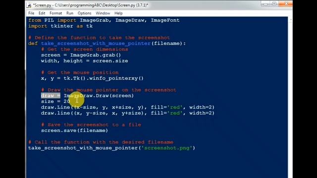 screenshot including mouse pointer in python tkinter ❤️ смотреть онлайн