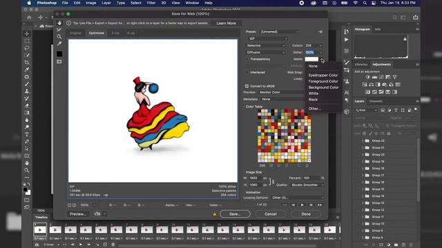 Photoshop Animation Tutorial: Exporting Frame by Frame Animation to Animated GIF File смотреть онлайн