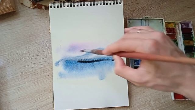 ЧТО МОЖНО СДЕЛАТЬ ЗА 52 СЕКУНДЫ! @Usachev-art-Fedor Акварель по сырому смотреть онлайн