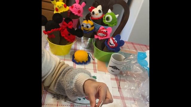 Hello Kitty 2/4 Ice Cream Amigurumi