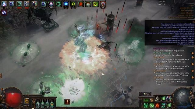 Animate Weapon vs. Red Maps Delirium (Path of Exile, 3.10) смотреть онлайн