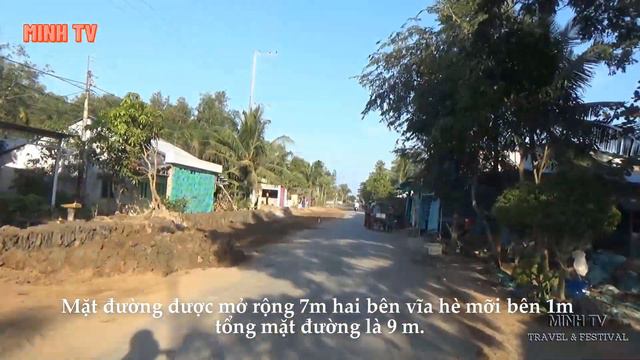 Tuyến Đường Ninh Qưới A Đến Thị Trấn Ngan Dừa Nâng Cấp Mở Rộng Mặt Đường 9m.