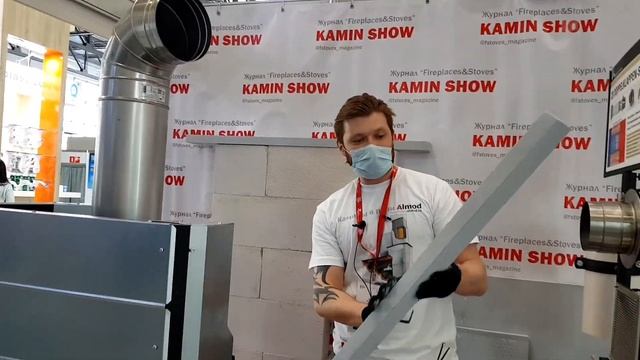 KAMIN SHOW - Изоляция стены от камина плитами SkamoEnclosure Board от Skamol смотреть онлайн