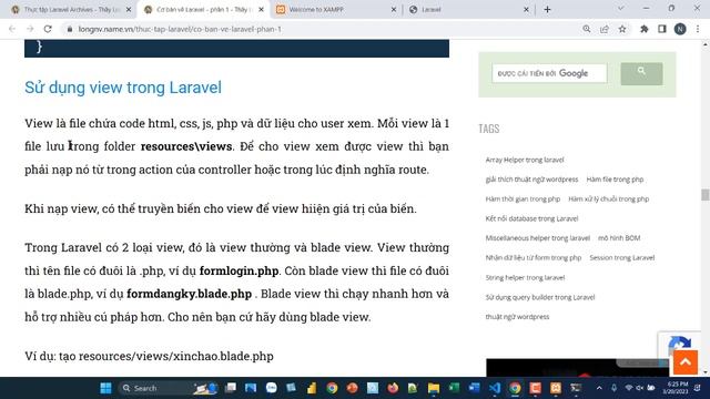 Cơ bản về Laravel Phần 1 смотреть онлайн