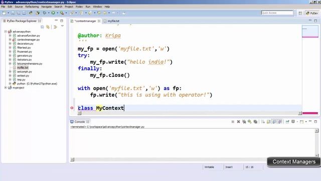What is Context Managers - Frequently ask in interview смотреть онлайн