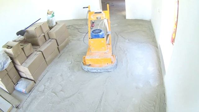 Шлифовка бетонного пола в гараже. смотреть онлайн