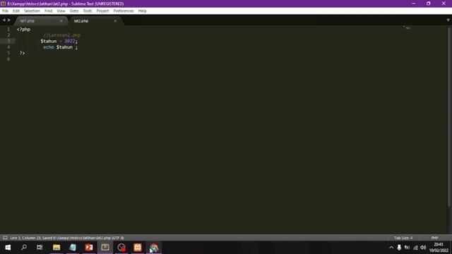 PHP Dasar : Cara instalasi Xampp, Variable, Include & Require смотреть онлайн