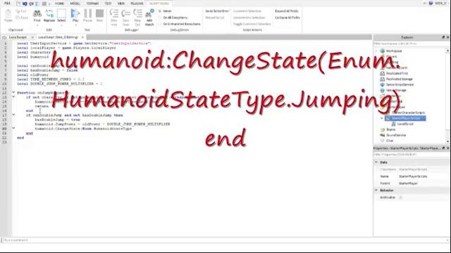 Roblox Studio Double Jump Tutorial (English) смотреть онлайн