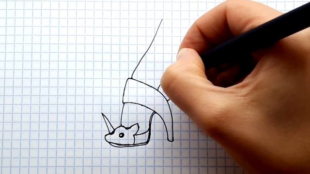 Простой рисунок #35. Как нарисовать туфельку единорог. Рисунки для девочек в ЛД смотреть онлайн