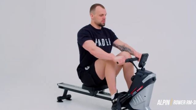 Гребной тренажер магнитный Alpin Rower RM-350 смотреть онлайн