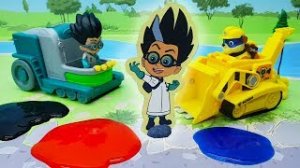 Мультики для детей с игрушками Щенячий Патруль Герои в масках   Статуя! Игрушечные видео.mp4