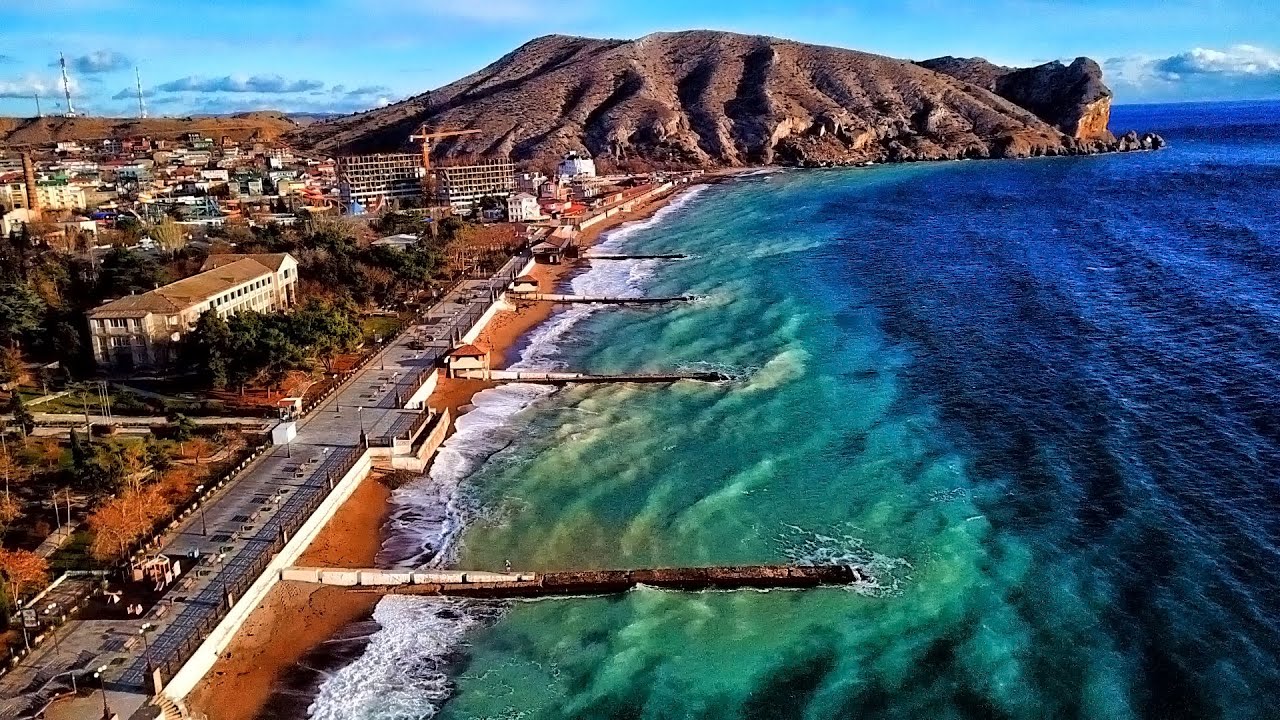 КРЫМ - ХОЛОД на улице. Судак ОПУСТЕЛ где ВСЕ МЕСТНЫЕ. Чёрное Море Зимой ВЫ ТАКОГО точно НЕ ВИДЕЛИ. смотреть онлайн