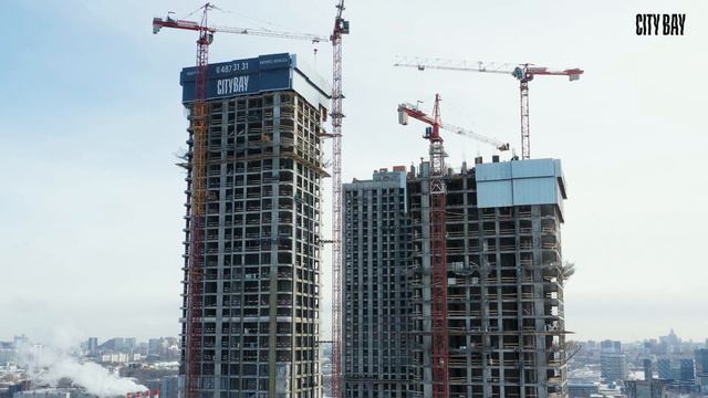 City Bay | Март 2023 | Промежуточный отчет о динамике строительства | MR Group смотреть онлайн