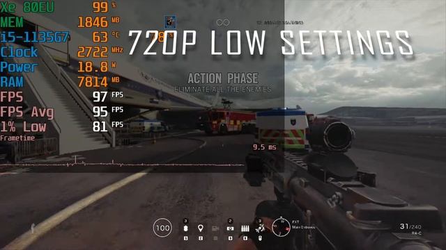 Rainbow 6 Siege - Intel i5-1135G7 Tiger Lake Xe Graphics Performance Showcase 1080P/720P смотреть онлайн