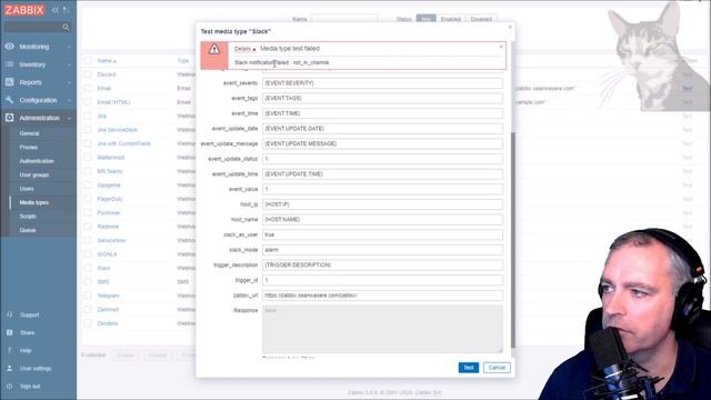 Zabbix : Slack Media Type смотреть онлайн