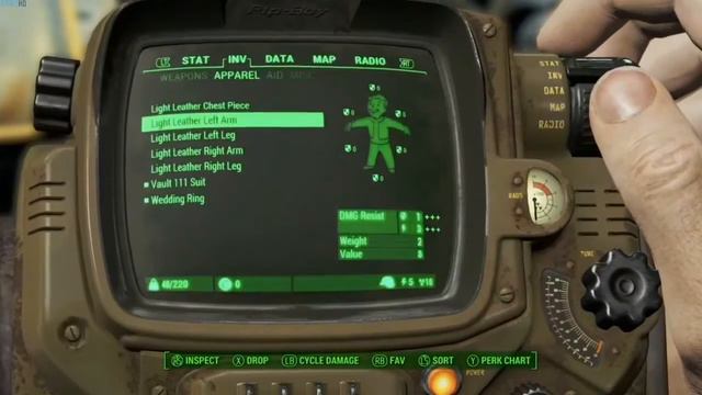 Fallout 4 Pip Boy Gameplay смотреть онлайн