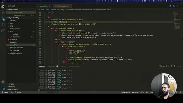 Adding Parallax Effect to Html/css prototype using Alpine JS смотреть онлайн