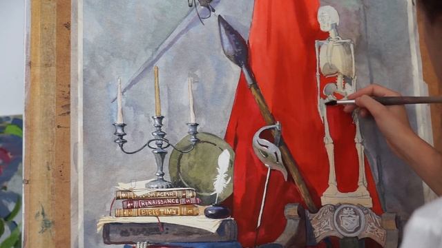 НАТЮРМОРТ акварелью / Julia Gupalo смотреть онлайн