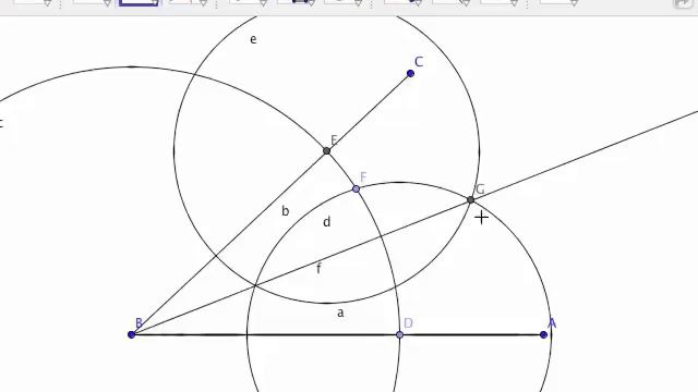 GeoGebra - 4 - Angle Bisector смотреть онлайн