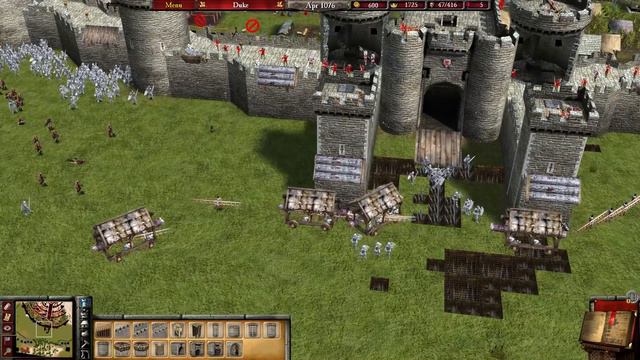 دشمن غافلگیرم کرد تو بازی قلعه 2 داخل قلعه میناس تیریث ارباب حلقه ها | Stronghold 2