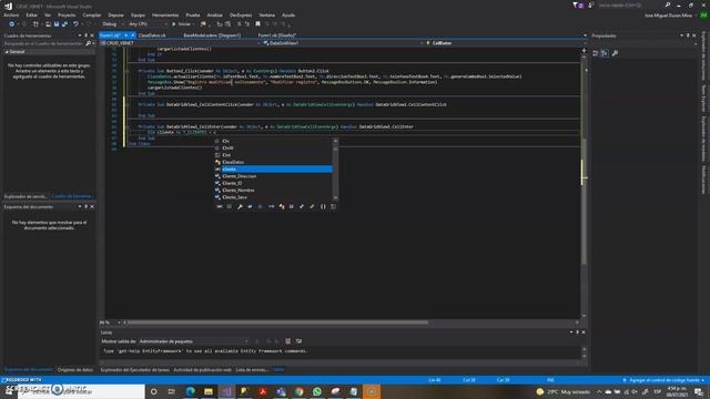 CRUD en VB.NET con ADO Entity Framework y SQL Server Express Parte-2 смотреть онлайн