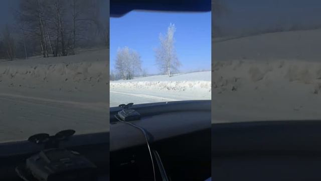 Kia Optima, Зимнее, морозное, солнечное утро, дорога и музыка, что может быть лучше)) смотреть онлайн