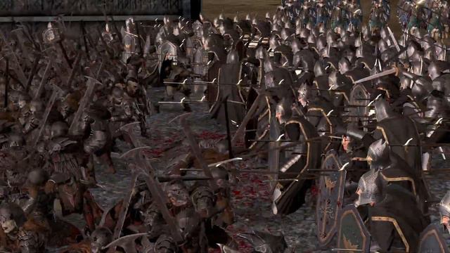 GONDOR DEFENDS MORIA! - Dawnless Days Total War Multiplayer Battle смотреть онлайн