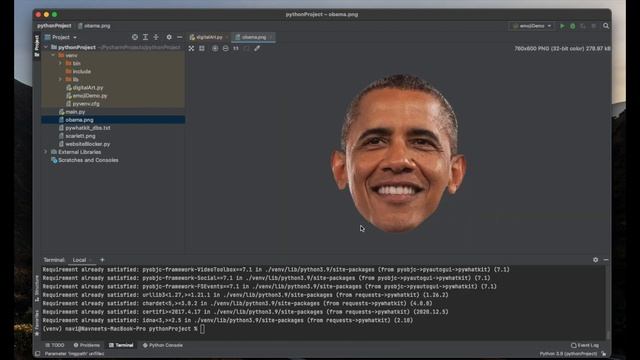 Simple python code to create DIGITAL PORTRAIT (Just 2 lines) !! смотреть онлайн
