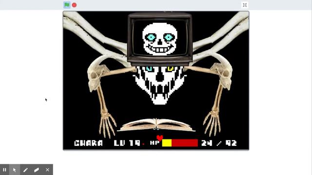 Omega Sans 2 Player fight (WIP...?) on Scratch смотреть онлайн