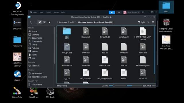 How to Install Monster Hunter Frontier Z and set-up a controller on the STEAM DECK (Rain Server) смотреть онлайн