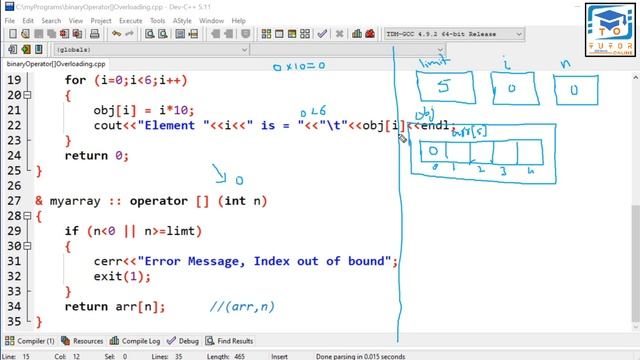 How to Overload Square Brackets in C++ | OOP (C++) LECTURE – 51 | смотреть онлайн