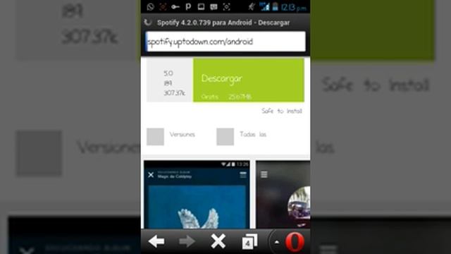 Descarga archivos pesados desde Opera mini (Fácil) смотреть онлайн